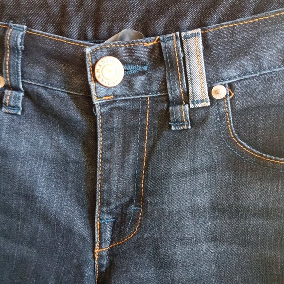 4 Reg A/X Armani Exchange Womens Jeans Indigo Bootcut 31x33 Lo Rise - Picture 3 of 10